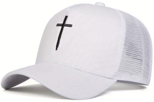 Cross Trucker Cap Premium Edition - All White