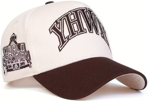 YHWH World Champion Cap - Brown Brim